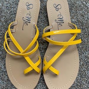 Yellow sandals Forever 21